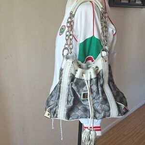 MCM Gray Chain Strap Women's Bag